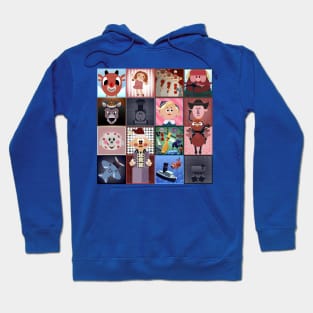 Rudolph - Misfit Squares Hoodie